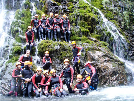 29 Gruppenfoto bei der Moosdusche